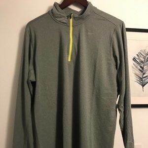 Nike Dri-Fit Element Half-Zip Running Top Gray L